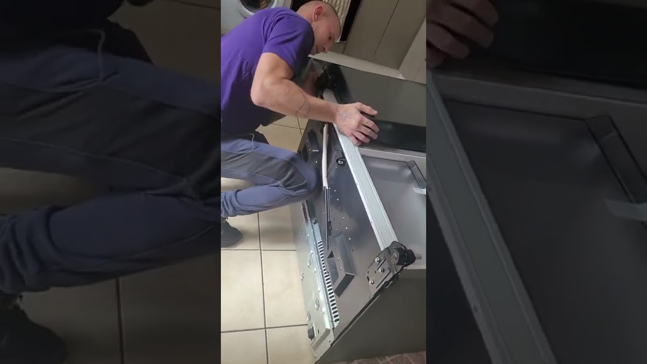 American Style Fridge and freezer's door opening and setup