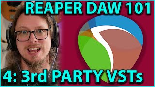 Reaper DAW 101 Part 4:- External Effects - VST AU 