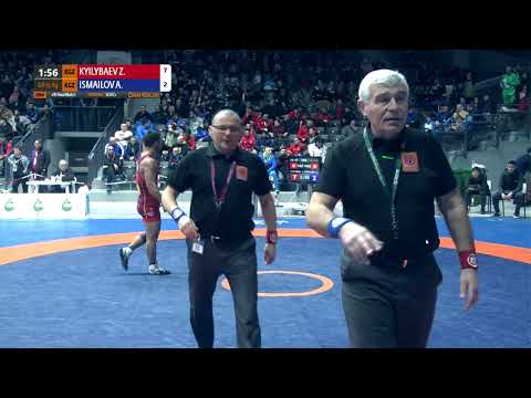 1/8 GR - 67 kg: Z. KYILYBAEV (KGZ) v. A. ISMAILOV (KGZ)