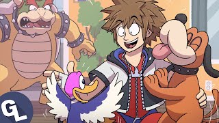Sora saves Duck Hunt by doing absolutely nothing