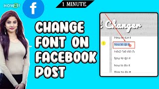 how to change font on Facebook post  2024 | Skill Wave