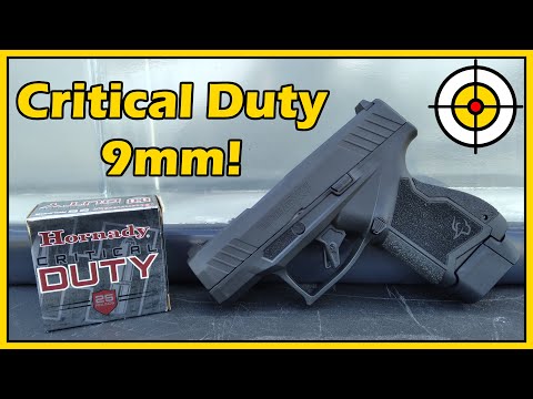 Did It Do It's Duty? Hornady 9mm Critical Duty, Ballistic Gel Test With The Taurus GX4!
