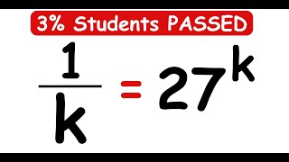 GERMANY OLYMPIADS || How to Solve for k? || k = ? ||