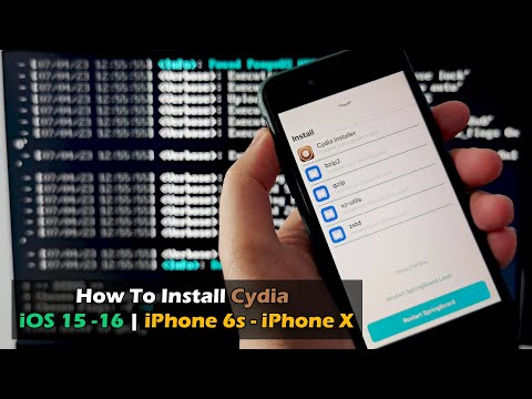 How To Install Cydia iOS 15.0- 16.5.1 |  iPhone 6s - iPhone X With Cydia Installer