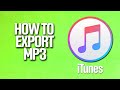 How To Export MP3 In iTunes Tutorial