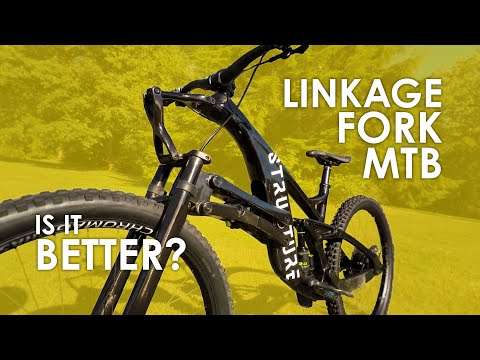 Truly Unique Linkage Fork Mountain Bike! Structure SCW-1 REVIEW