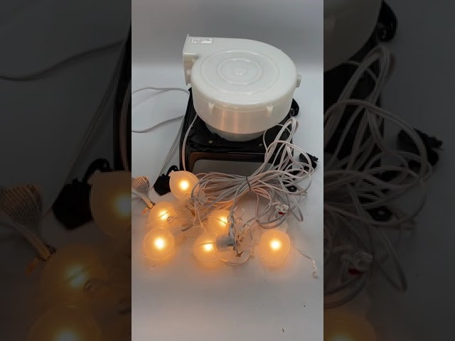 Vídeo relacionado con AIR CHARACTERS - Ventilador de repuesto YEF-200 con base y luces para inflables Gemmy Airblown