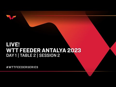 LIVE! | T2 | Day 1 | WTT Feeder Antalya 2023 | Session 2