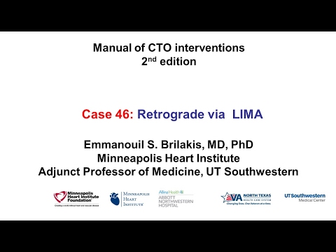 Case 46: Manual of CTO Interventions - Retrograde via LIMA
