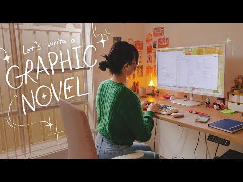 let's write a graphic novel 🏫✒️ my life as an artist (and now writer ☕)