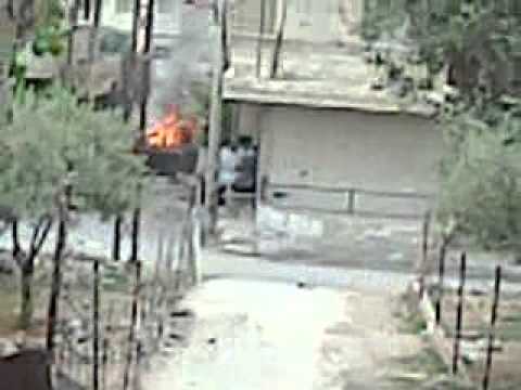 تدمير عربة بي أم بي والسيطرة على حاجز عسكري في بلدة جديدة الفضل في ريف دمشق من قبل لواء الحق ولواء نمور سوريا