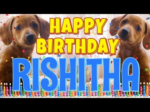 Happy Birthday Rishitha! ( Funny Talking Dogs ) What Is Free On My Birthday