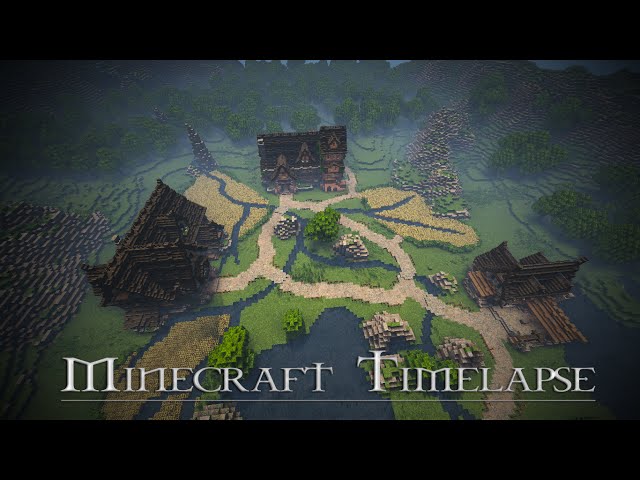 Medieval build - Forge & Houses #WeAreConquest (Timelapse) Minecraft Map