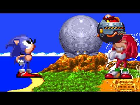 FLEEING EGGMAN! Death Egg Falling Cutscene is S&K Title Screen | Mod In Sonic 3 A.I.R