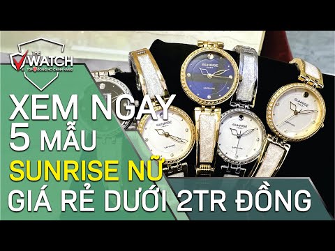 [XEM NGAY] TOP 5 ĐỒNG HỒ NỮ SUNRISE 9957SA CHÍNH HÃNG - GIÁ RẺ DƯỚI 2 TRIỆU ĐỒNG