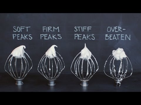 Whipping Egg Whites To Perfect Peaks