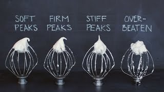 Whipping Egg Whites To Perfect Peaks