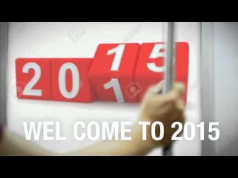 2015 new year wishes by SRINIDHI MANAGEMENT