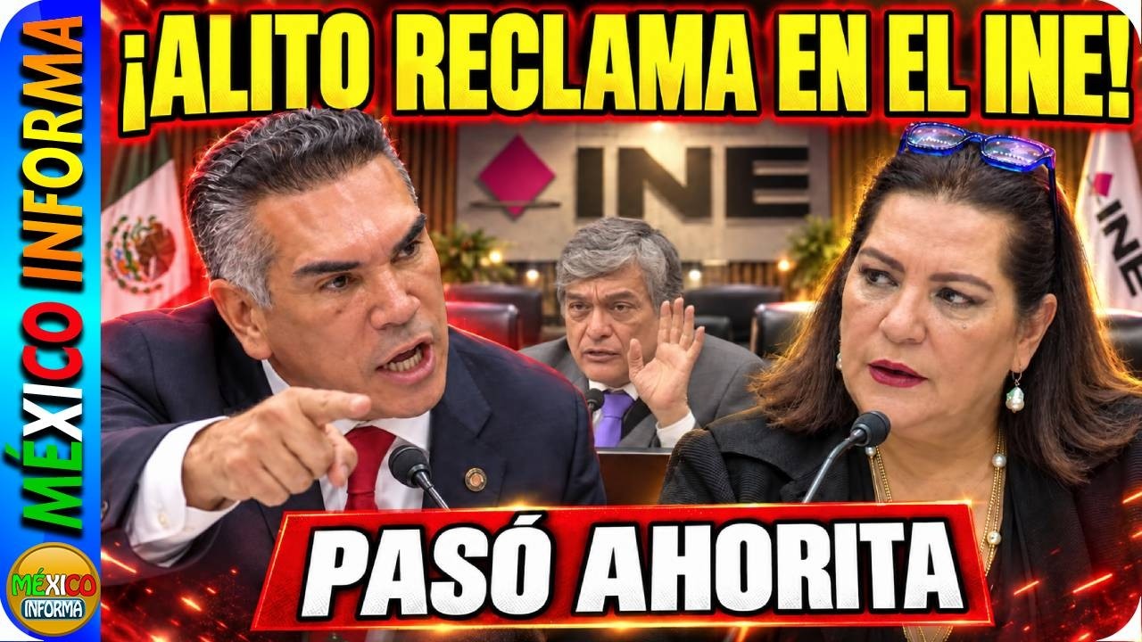 DE NO CREERSE. ALITO VA A RECLAMARLE A TADEI . SE PARÓ EN PLENO INE PARA DENUNCIAR A MORENA.