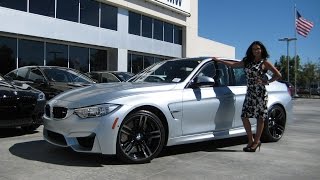 BMW M3 FROZEN SILVER / Exhaust Sound / 19&quot; Black M Wheels / BMW Review