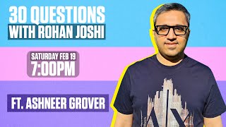 RIP TO MY DOGLAPAN! 30 Questions with Shark Tank's Ashneer Grover! (feat @Sahil Shah ) video