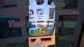 Testing my luck🍀 #pokemonchannel #hobby #tcgcommunity #collectiblecards #vendingmachine