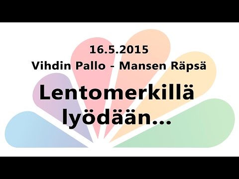 Lentomerkillä lyödään