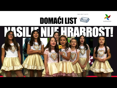 U GOSTIMA - Zagrepčanke i dečki 2017 (Nasilje nije hrabrost)