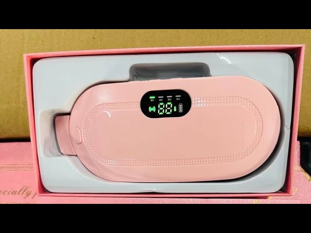 جهاز تدليك حراري للدورة الشهرية والآلام المزمنة – قابلة للشحن USB، بـ3 مستويات حرارة و 4 أوضاع اهتزاز