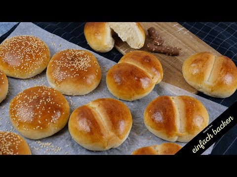Weggli - Milk rolls - Hamburger rolls fluffy and delicious recipe