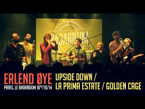 Erlend Øye - Upside Down / La Prima Estate / Golden Cage live at Le Badaboum