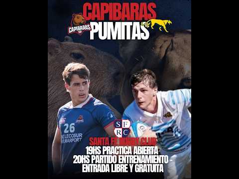 Capibaras XV vs Pumitas - Entrenamiento de pretemporada con bloque de partido