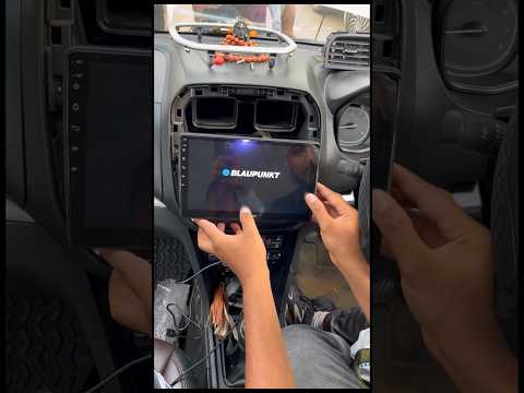 Blaupunkt Android Car Stereo And Xenos Dashcam Installation Maruti Suzuki Brezza