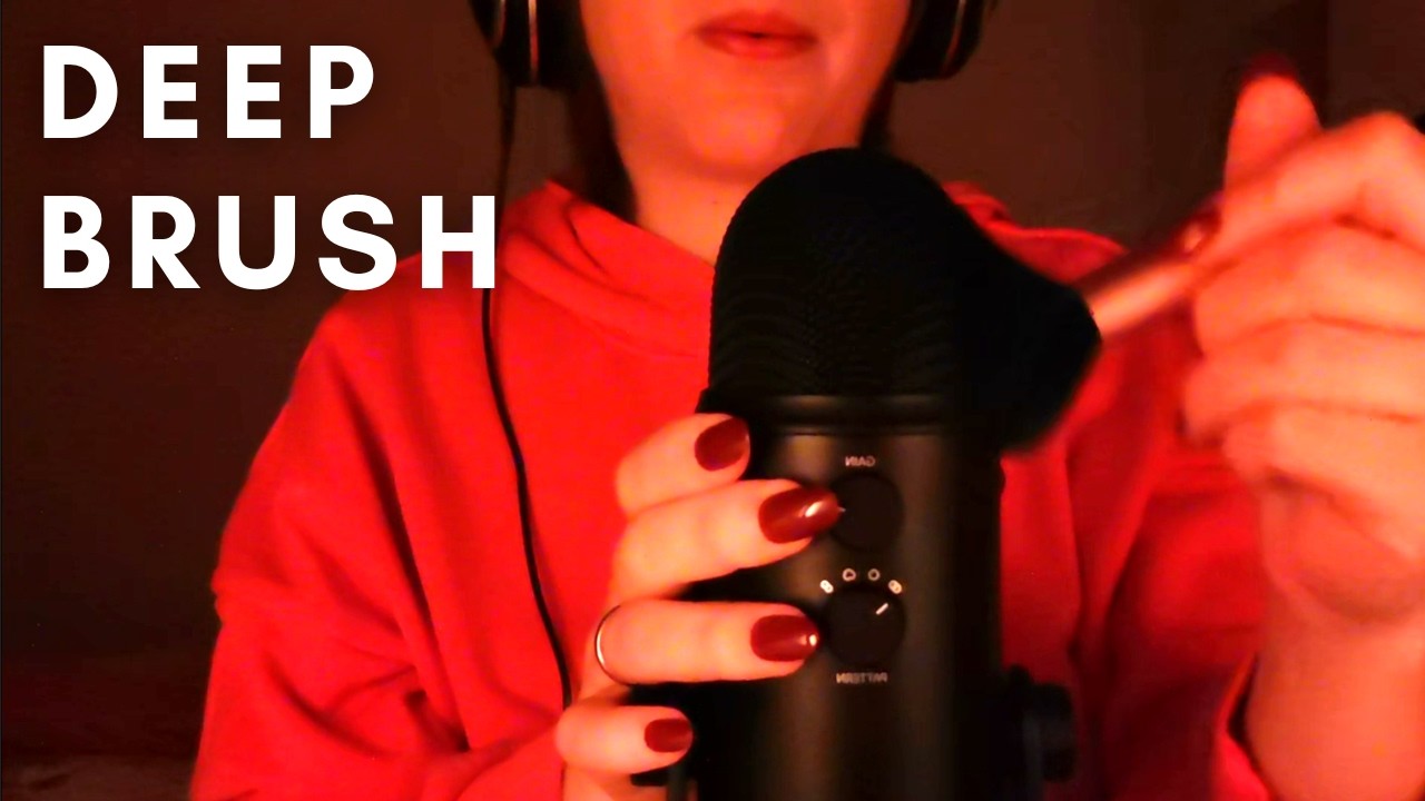 MOST Tingly Fast and aggressive Mic Brushing Ever… 😳✨ with Blowing 😴 You’ll Fall Asleep Fast