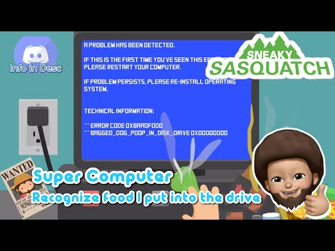 Sneaky Sasquatch - Super Computer | Recognize food I put in