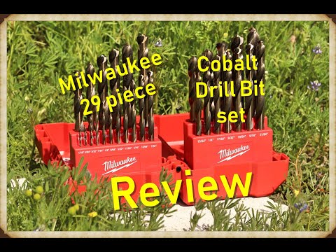 Milwaukee 29 piece Cobalt Drill Bit set Review