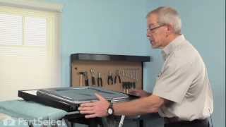 Range/Stove/Oven Repair - Replacing the Door Handle End Cap (GE Part # WB7X7183)