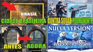 Cidade Brasileira no Novo Mapa KALAHARI, Novas Miras, Contra Squad de Volta e Permanente e MAIS