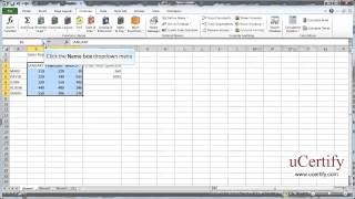 Use The Create From Selection Command And Apply Names