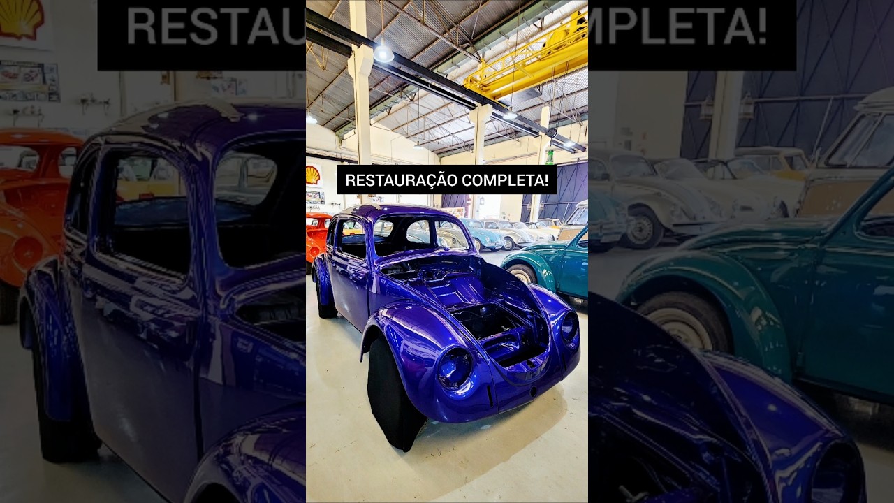 Do zero ao extraordinário. ✨Este Fusca 1974 passou por uma restauração completa 🛠