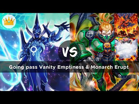 How to get pass Vanity Emptiness & Monarch Erupt (Pendulum Magician Vs True Draco)