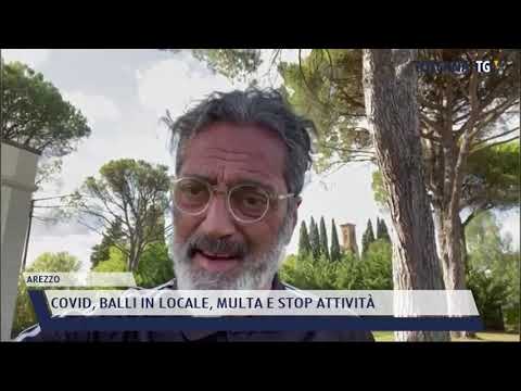 2021-08-30 AREZZO - COVID, BALLI IN LOCALE, MULTA E STOP ATTIVITÀ