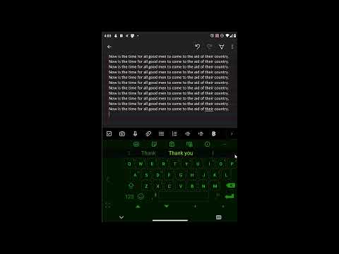 Microsoft Surface Duo / Duo 2 for Dummies Changing SwiftKey Keyboard Modes