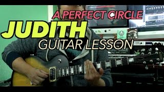 A Perfect Circle Judith Guitar Lesson