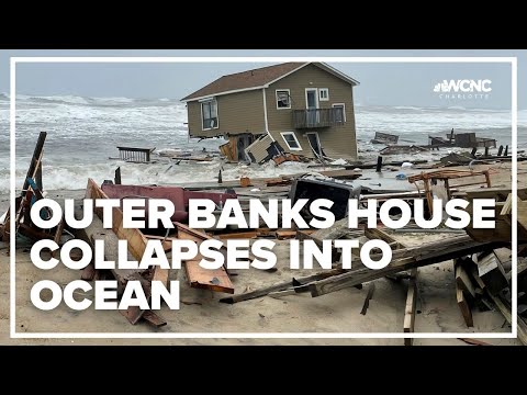 Watch As This House On Cape Hatteras  Valued At $381,200 Gets Washed Away Into The Ocean