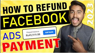 How to Refund Facebook Ads Payment | Refund Your Facebook Prepaid Balance | Arslan Bhai
