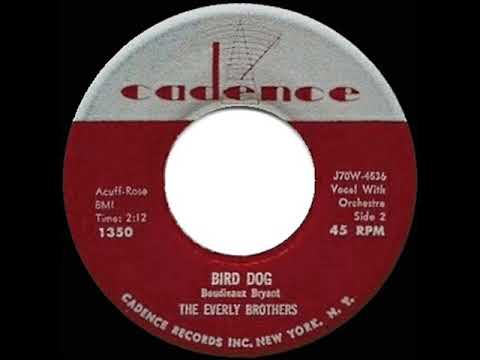 1958 HITS ARCHIVE: Bird Dog - Everly Brothers (a #1 record--original version)