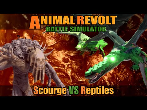 Scourge vs Reptiles - Animal Revolt Battle Simulator