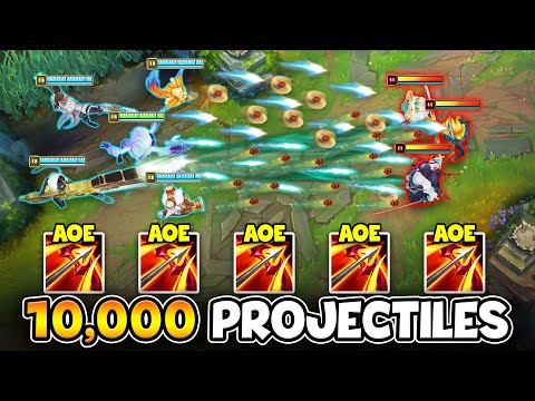 WE CREATED A BARRAGE OF PROJECTILES! (5 RUNAAN'S HURRICANES)