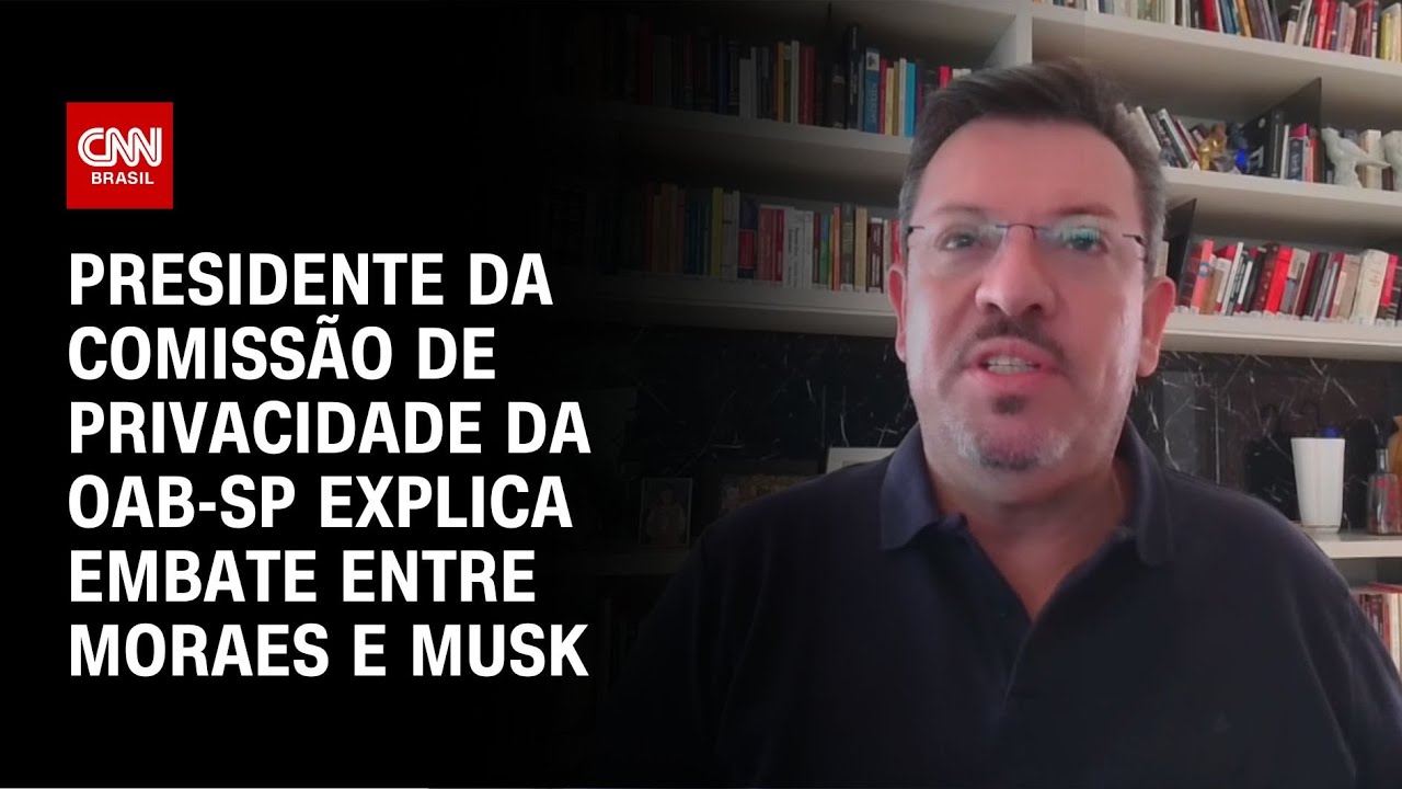 Presidente da Comissão de Privacidade da OAB-SP explica embate entre Moraes e Musk | CNN NOVO DIA